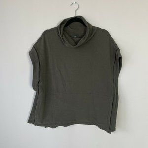 Alala Olive Green Sweater Poncho